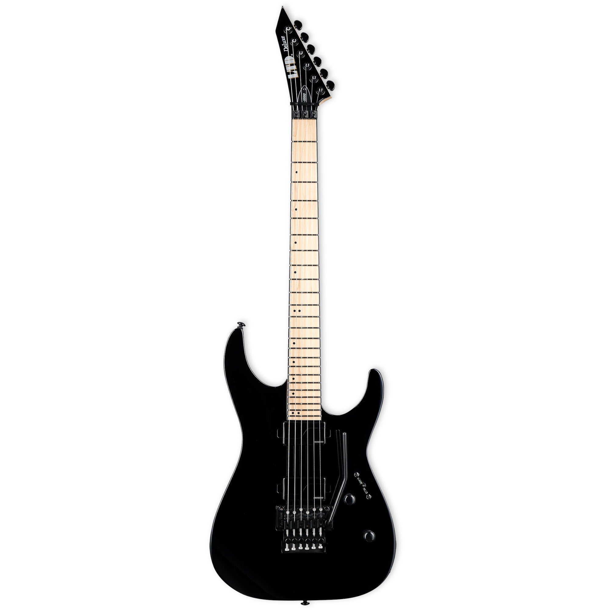 ESP LTD Deluxe M-1000 Maple Black elektrische gitaar