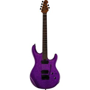 Sterling by Music Man Steve Lukather LK100 Purple Sparkle elektrische gitaar met gigbag