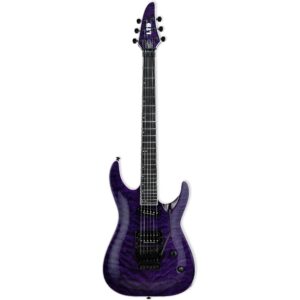 ESP LTD Andy LaRocque ALR-II See Thru Purple elektrische gitaar met koffer