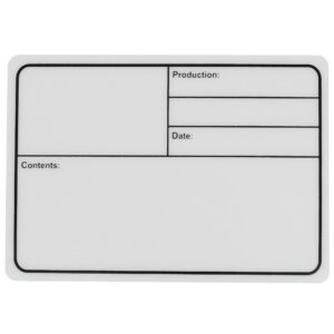 Showgear flightcase label 177 x 127 mm