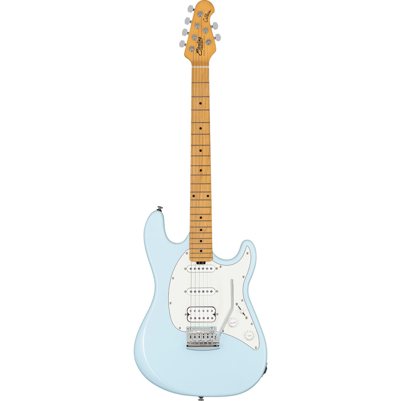 Sterling by Music Man Sub Series Cutlass CT30 HSS Daphne Blue elektrische gitaar