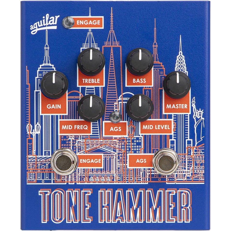 Aguilar Tone Hammer NYC Skyline Limited Edition bass preamp & DI effectpedaal