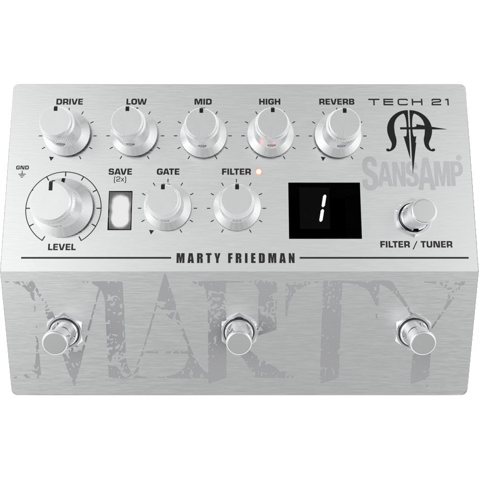 Tech 21 SansAmp Marty Friedman Signature Programmable Guitar Preamp