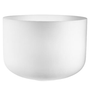 Meinl CSB16C3 Crystal Singing Bowl White-Frosted klankschaal 16 inch toon C3