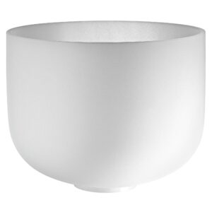 Meinl CSBM12F3 Crystal Singing Bowl White-Frosted klankschaal 12 inch toon F3