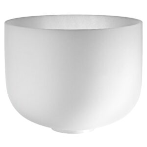 Meinl CSBM12A3 Crystal Singing Bowl White-Frosted klankschaal 12 inch toon A3