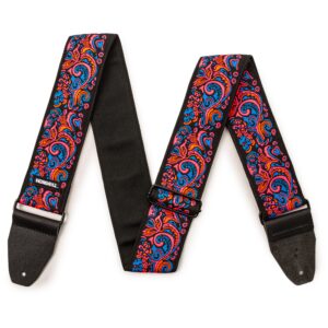 Dunlop JH28 Jimi Hendrix Blacklight Love Drops Pink Strap limited edition gitaarband