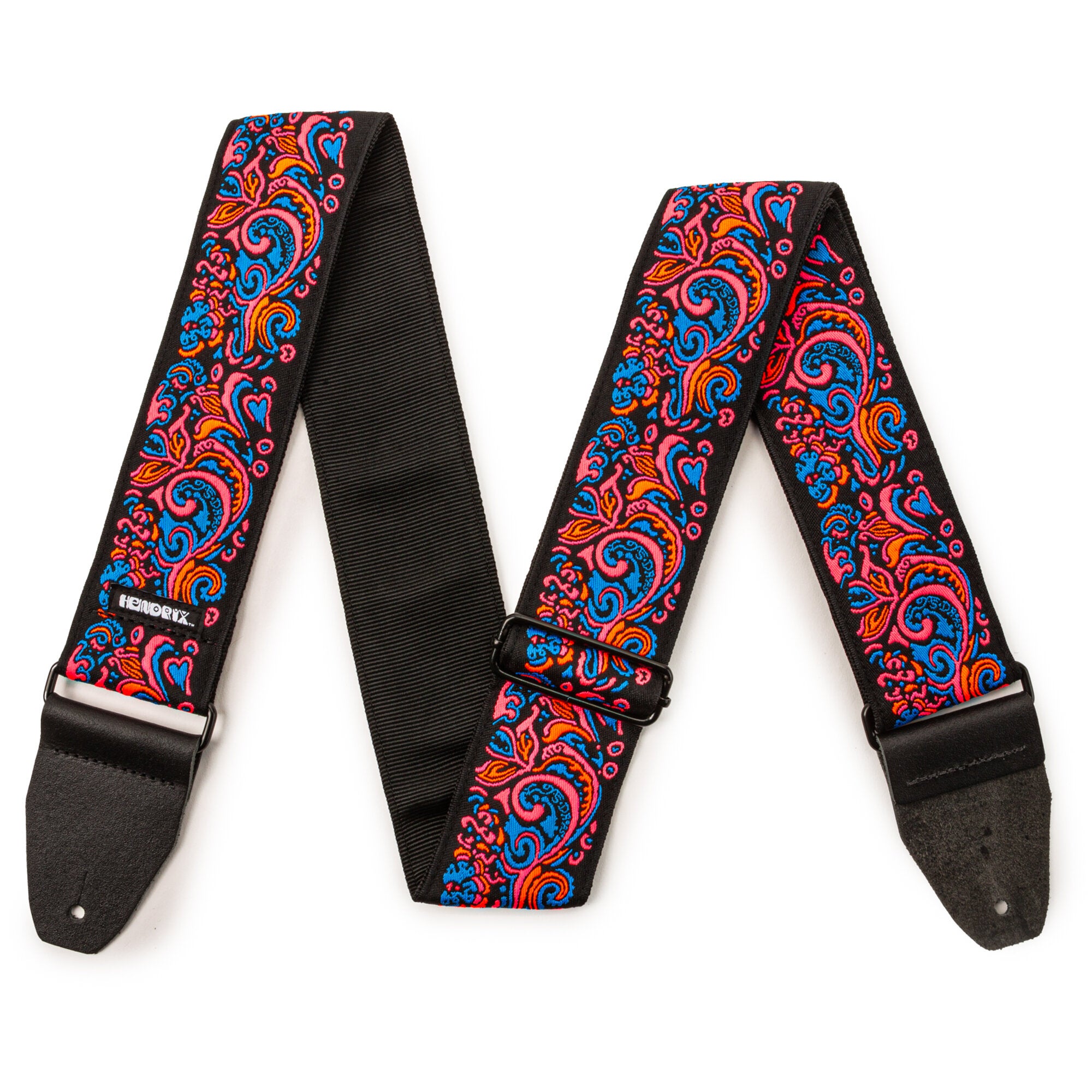 Dunlop JH28 Jimi Hendrix Blacklight Love Drops Pink Strap limited edition gitaarband