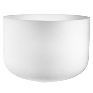Meinl CSBM16D3 Crystal Singing Bowl White-Frosted klankschaal 16 inch toon D3