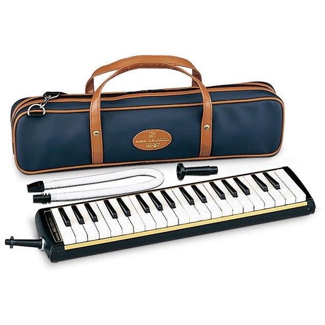 Suzuki M-37C Alto Melodion melodica met hoes, mondstuk en blaasslang
