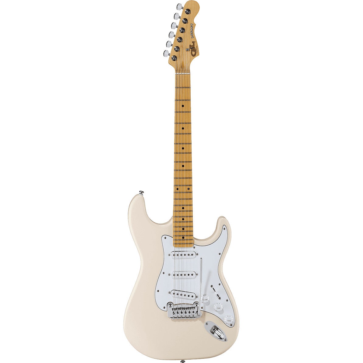 G&L Tribute Legacy Gloss White MN elektrische gitaar