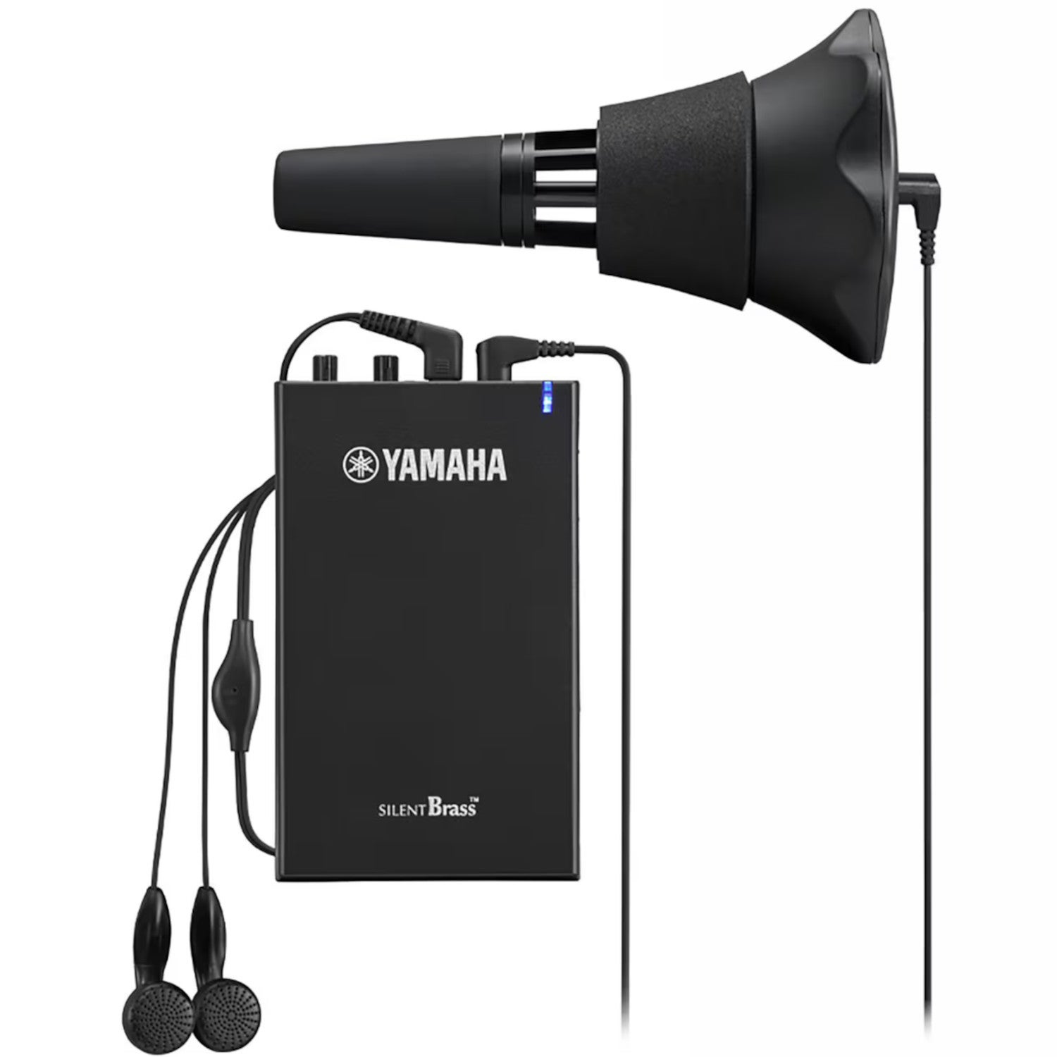 Yamaha Silent Brass SB7J demper voor trompetten en kornetten, met STJ Personal Studio