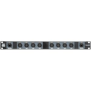 Showgear DS-24 F/5 DMX 5p (female) racksplitter via RJ45