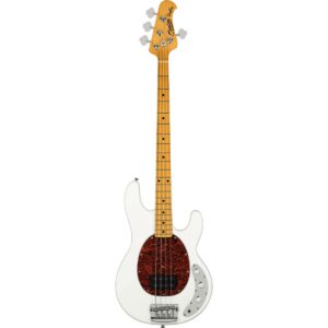 Sterling by Music Man StingRay Classic Ray24CA Olympic White elektrische basgitaar
