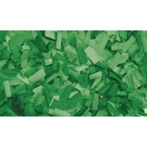 Showgear Confetti rechthoekig 1 kg 55 x 17 mm, groen