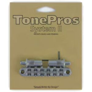 TonePros T3BT Chrome Metric Locking TOM Style Bridge