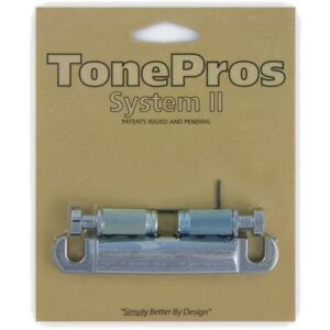TonePros T1ZS Chrome USA Locking Stop Tailpiece