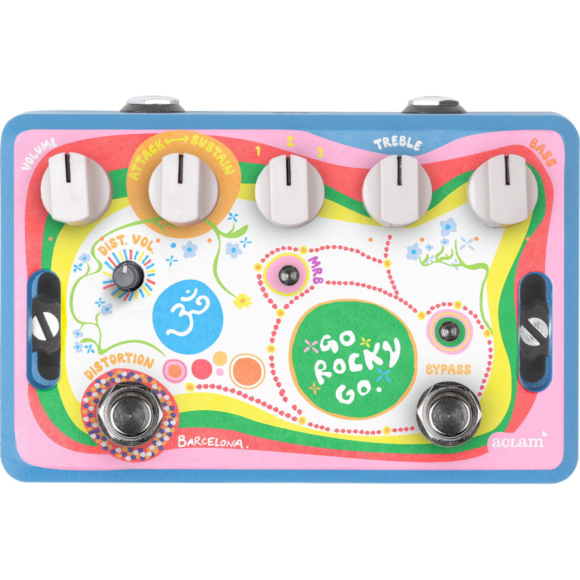 Aclam Go Rocky Go distortion effectpedaal