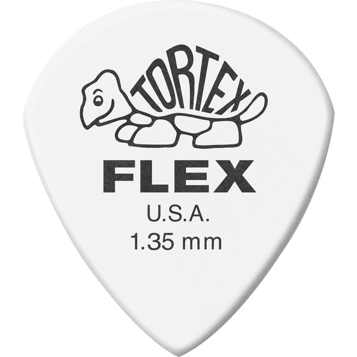 Dunlop 468P135 Tortex Flex Jazz III Pick 1,35 mm plectrumset (12 stuks)