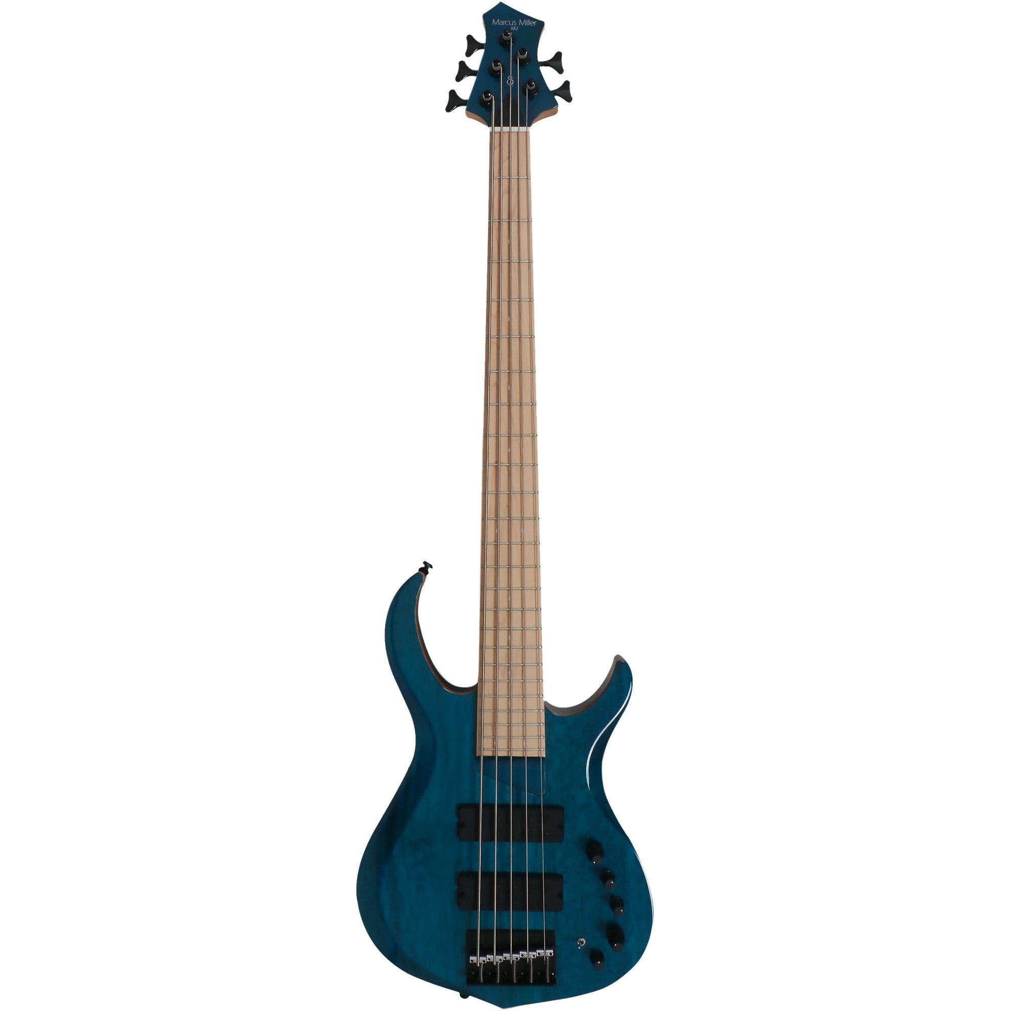 Sire Marcus Miller M2 2nd Generation 5-String Transparent Blue 5-snarige elektrische basgitaar