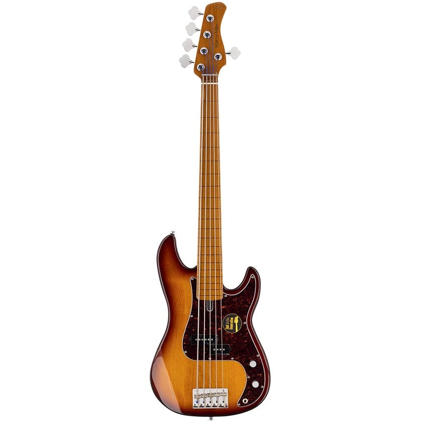 Sire Marcus Miller P5 5-String FL Tobacco Sunburst 5-snarige fretloze elektrische basgitaar