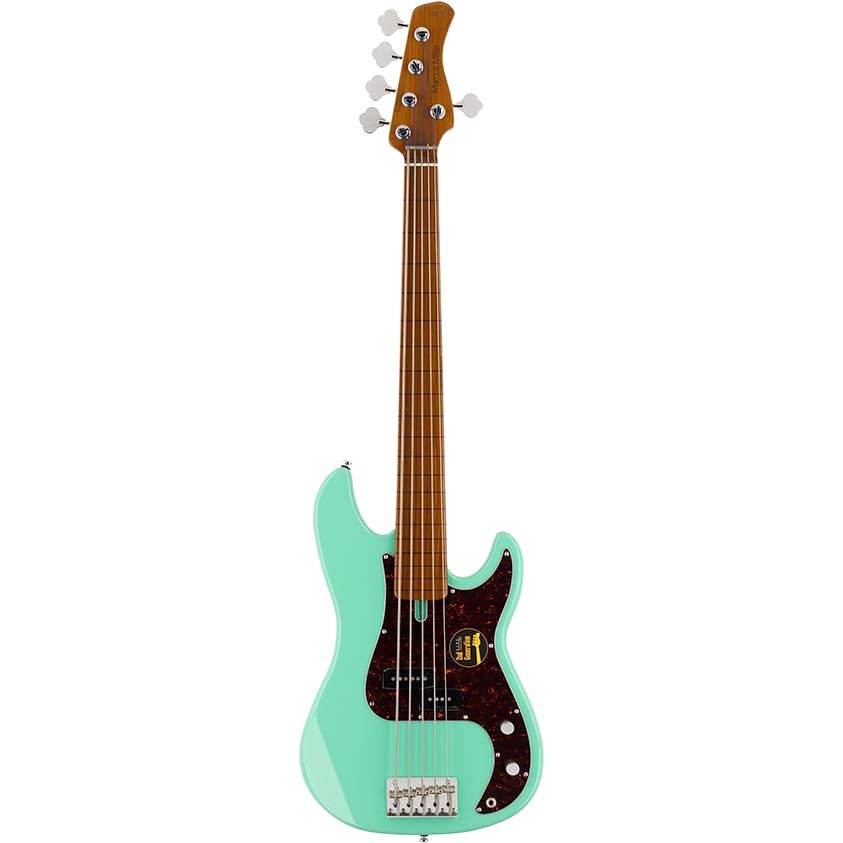 Sire Marcus Miller P5 5-String FL Mild Green 5-snarige fretloze elektrische basgitaar
