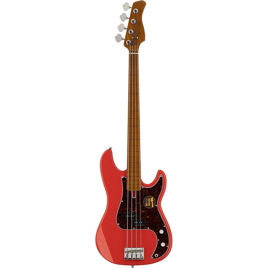 Sire Marcus Miller P5 4-String FL Dakota Red fretloze elektrische basgitaar