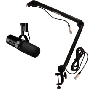 Shure SM7dB met Innox IVA08 XLR Pro broadcasting statief