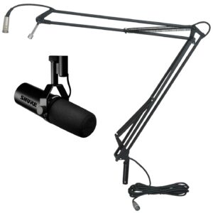 Shure SM7dB met Innox IVA08 XLR broadcasting statief