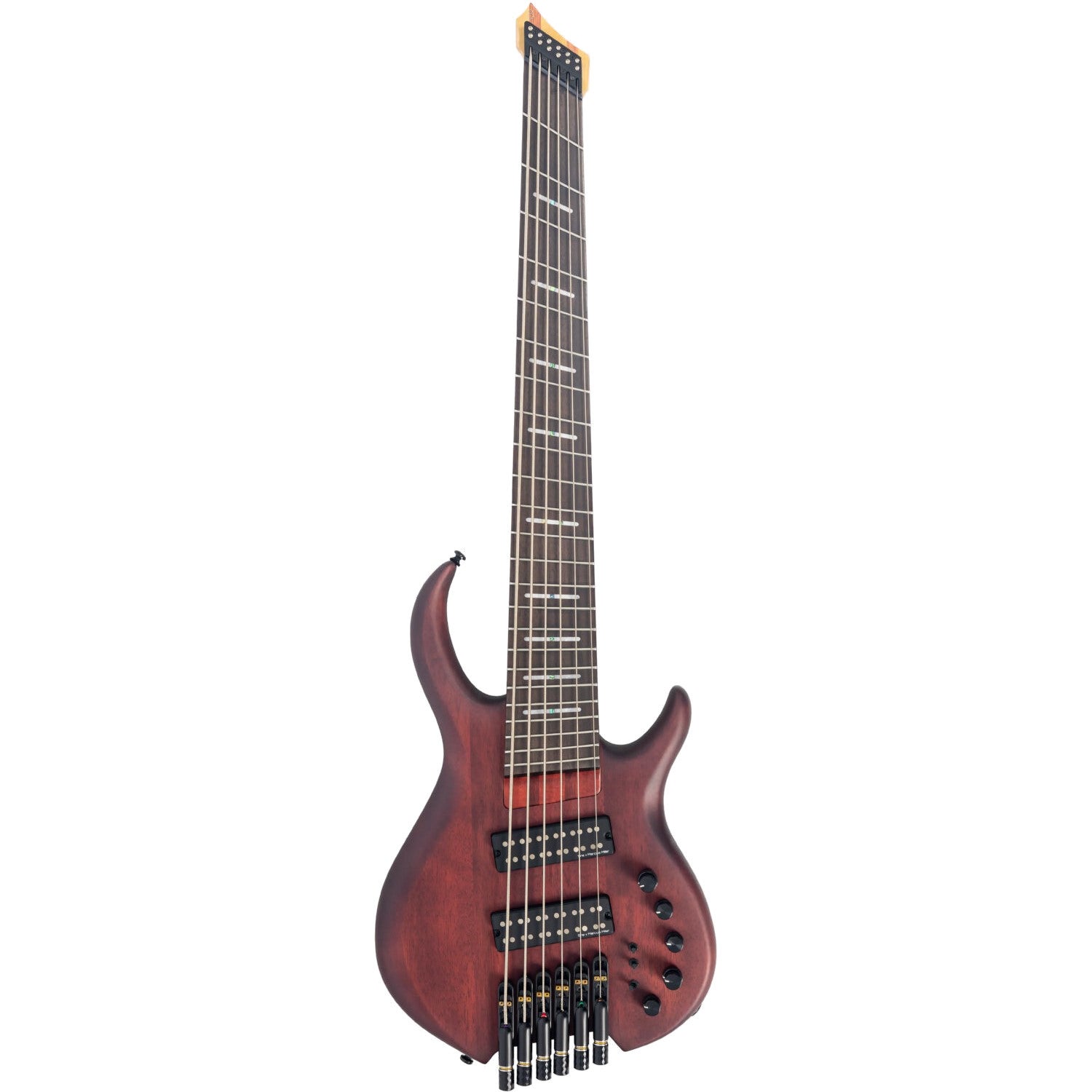 Sire Marcus Miller M6H 6-String Mahogany Satin 6-snarige headless elektrische basgitaar met gigbag