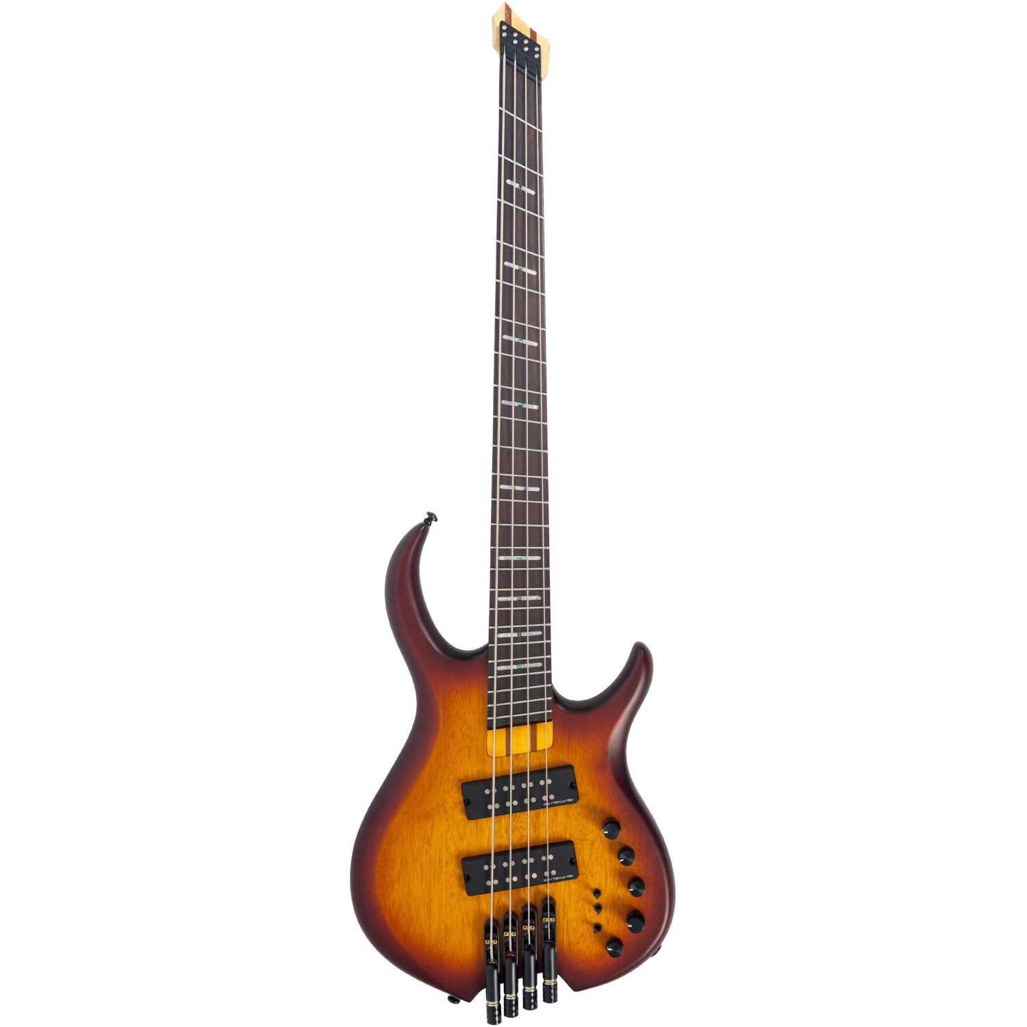 Sire Marcus Miller M6H 4-String Tobacco Sunburst Satin headless elektrische basgitaar met gigbag