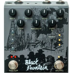 Old Blood Noise Endeavors Black Fountain Stereo Slate oil can delay effectpedaal