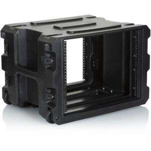 Gator Cases G-PROR-8U-19 8U 19" Deep Molded Audio Rack with Wheels