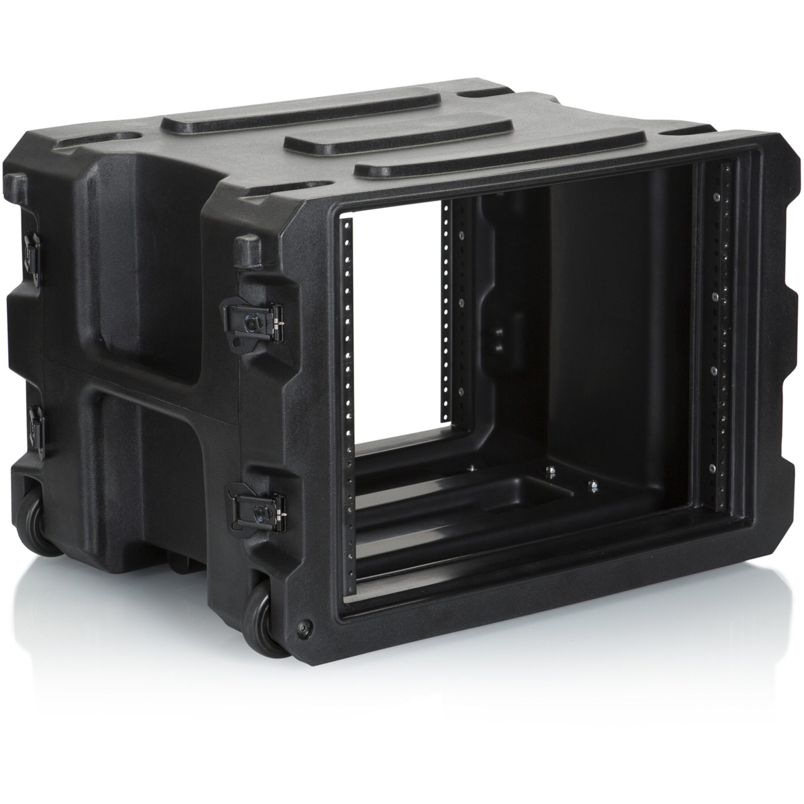 Gator Cases G-PROR-8U-19 8U 19" Deep Molded Audio Rack with Wheels