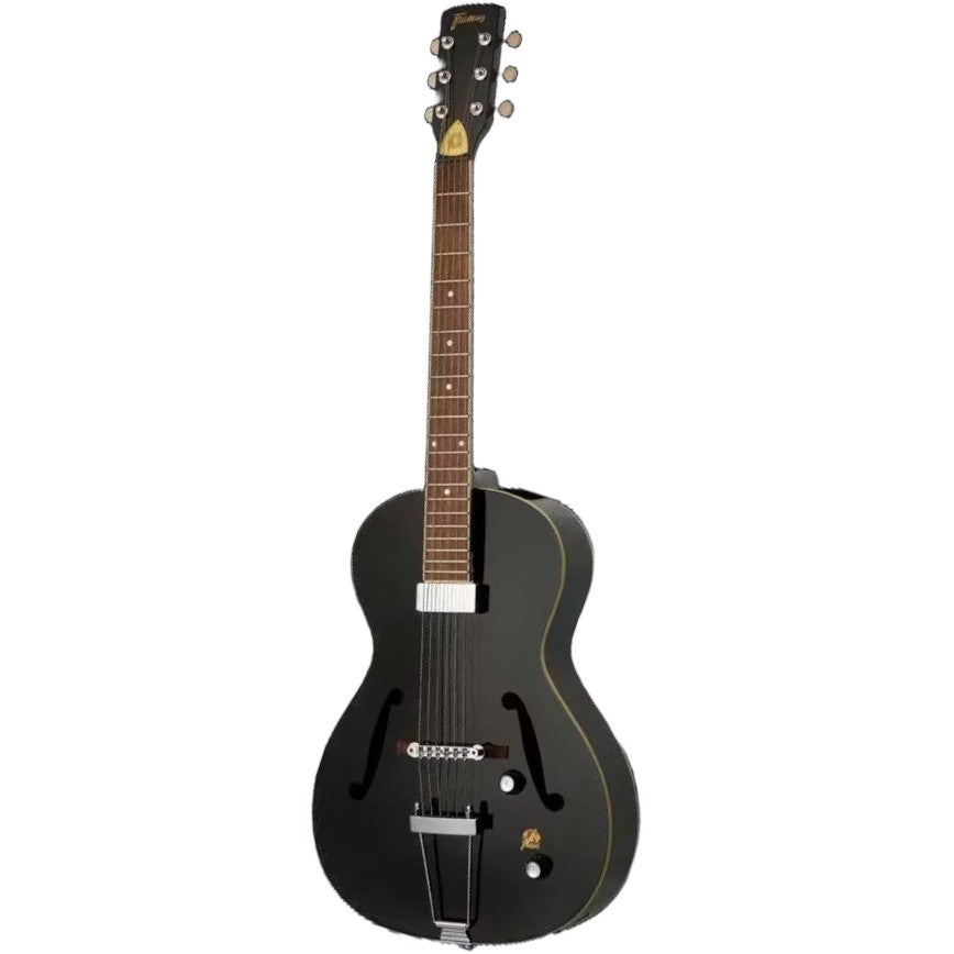 Framus 5/51 Studio Solid Black High Polish semi-akoestische gitaar
