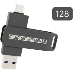 DJ TechTools Chroma Drive 128 GB Space Gray USB-stick voor DJ's (USB-A, USB-C)