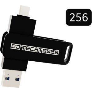 DJ TechTools Chroma Drive 256 GB Black USB-stick voor DJ's (USB-A, USB-C)