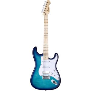 Mooer MSC30 Pro Guitar Lake Blue elektrische gitaar met gigbag