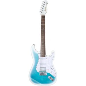 Mooer MSC41 Pro Guitar Dreamy Blue elektrische gitaar met gigbag