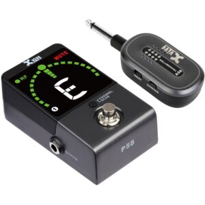 Xvive P58 Digital Guitar Pedal Tuner Wireless System, 5.8 GHz draadloos gitaarsysteem
