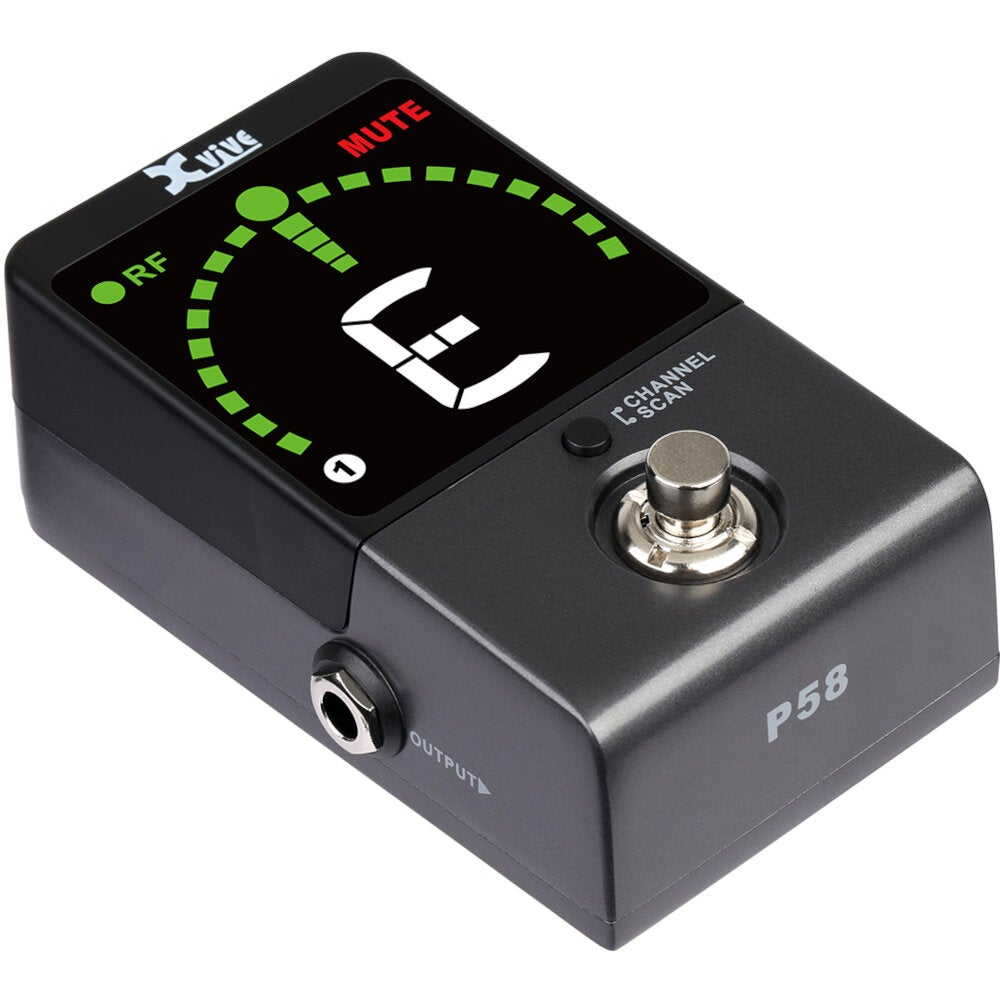 Xvive P58R Digital Guitar Pedal Tuner Wireless System Receiver ontvanger voor draadloos gitaarsysteem