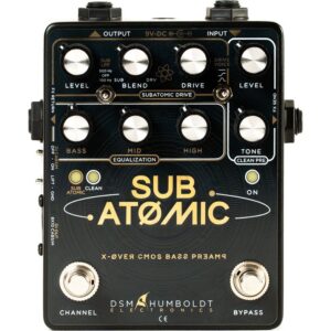 DSM & Humboldt Sub Atomic Preamp/OD basgitaar voorversterker