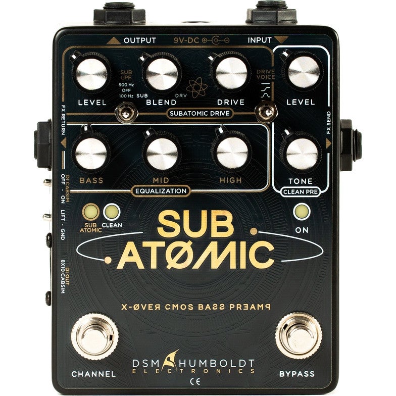 DSM & Humboldt Sub Atomic Preamp/OD basgitaar voorversterker