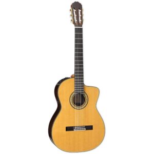 Takamine EH5C Gloss Natural elektrisch-akoestische klassieke gitaar met softcase