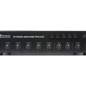 Power Dynamics PDV240Z 240W/100V 4-Zone Versterker