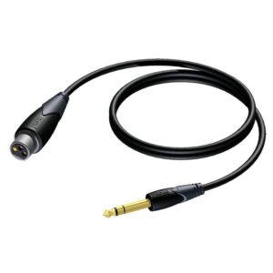 Procab CLA723 Classic 6.3mm stereo jack - XLR female 1.5 m