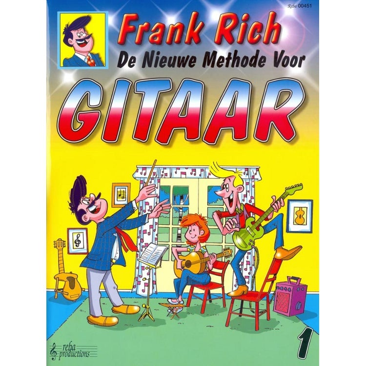 Reba Productions De nieuwe methode voor gitaar 1 gitaarboek