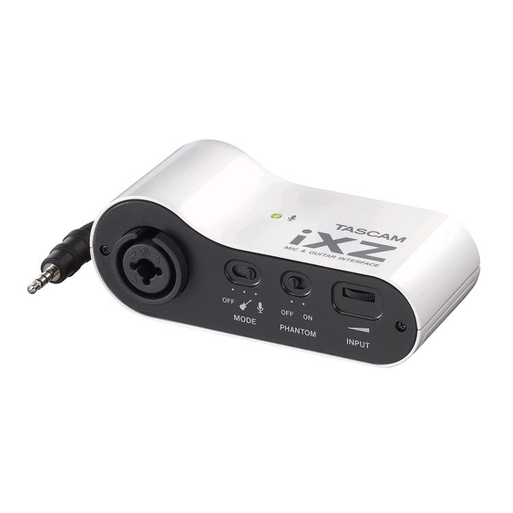 Tascam iXZ microfoon- en gitaarinterface voor iPad/iPhone/iPod