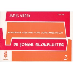 XYZ Uitgeverij James Arden De jonge blokfluiter 2 educatief boek
