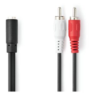 Nedis Stereo Audiokabel Minijack F Naar RCA Male